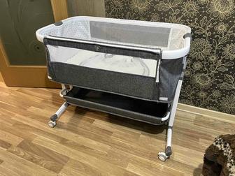 Продам приставную детскую кроватку