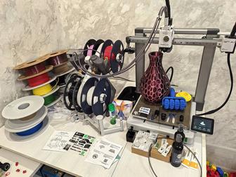 3D принтер Bambu lab A1 combo. Большой комплект