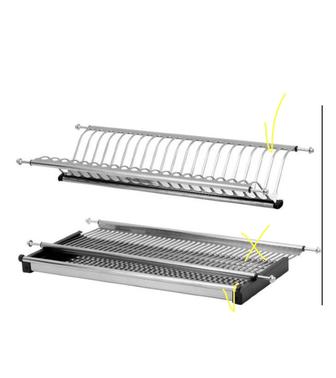 Поддон и сушилка для посуды в шкаф