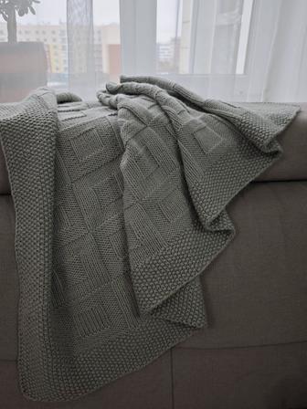 Детский вязаный плед