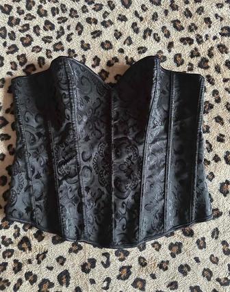 Продам новый черный жаккардовый корсет