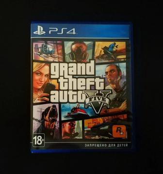 GTA 5 диск на PS4