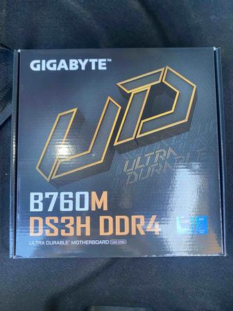 Материнская плата Gigabyte B760M DS3H DDR4, LGA1700 Чипсет Intel B760