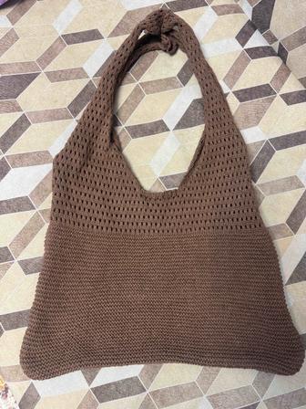Продам шоппер вязанный