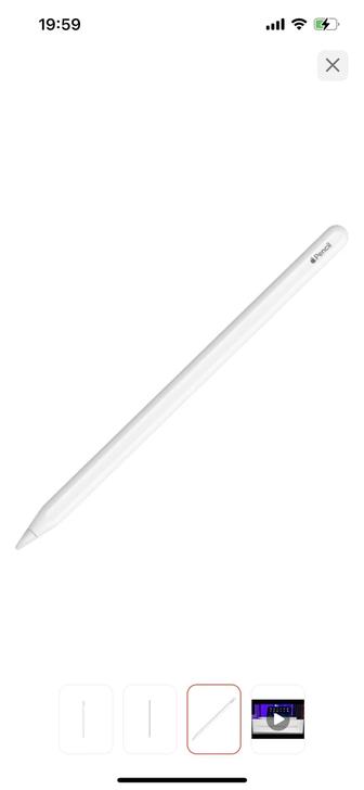 Стилус Apple Pencil 2nd Generation белый