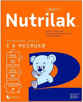 Смесь Nutrilak 2 300гр