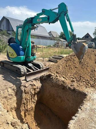Услуги миниэкскаватора