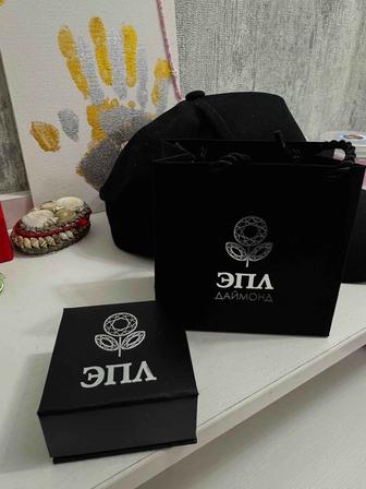 Продам пусеты с бриллиантами EPL Diamond