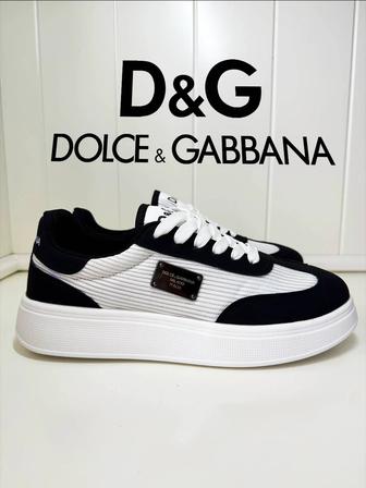 DolceGabanna // Летние белые кроссовки