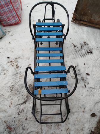 Сани двухместный