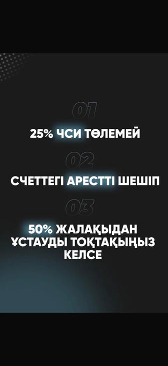 Арест шешу. График кою (банковские, микрозаймы) Гарантия 100% (3-7кунде)