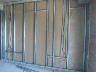 Гипсокартон работа услуги по ремонту, стены и потолок