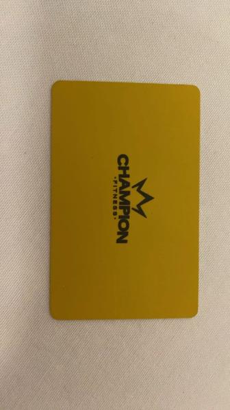 Продам абонемент Champion fitness