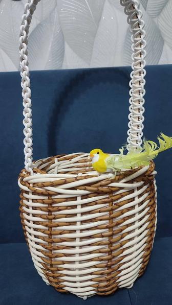 Кашпо корзинки из ротанга