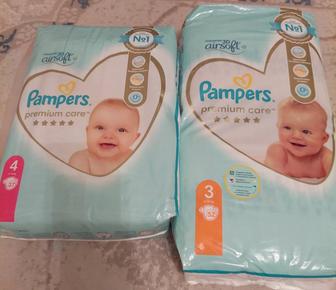 Продам подгузники Pampers 3 и 4