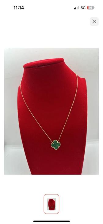 Цепочка van cleef из золота