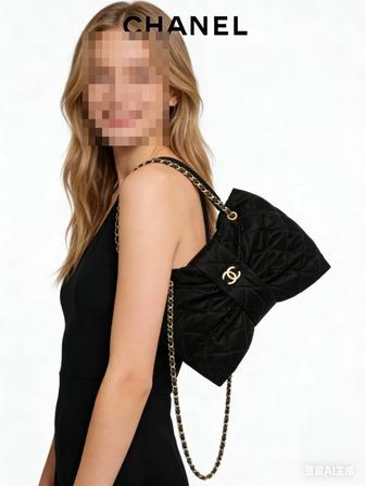 Сумка Chanel Бант из бархата, коллекция Осень/Зима 2025/26