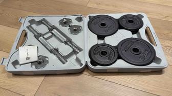 Гантели Domyos 20 кг в кейсе (разборные)