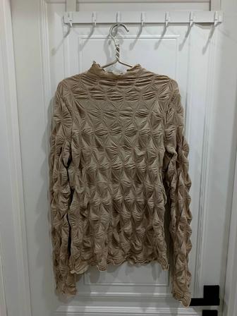 Стильная жатая кофта Befree, объёмная текстура, размер L