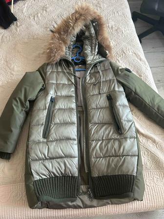 Куртка для девочки зимняя размер 146