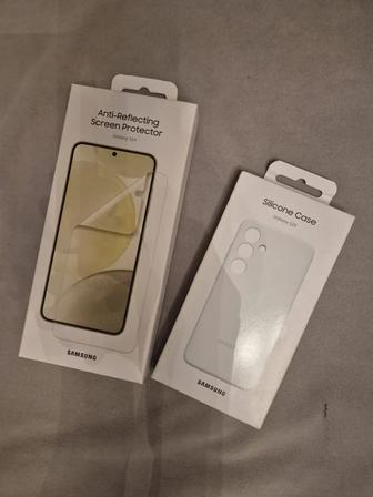 Продам чехол и защитную пленку samsung на марку samsung s24