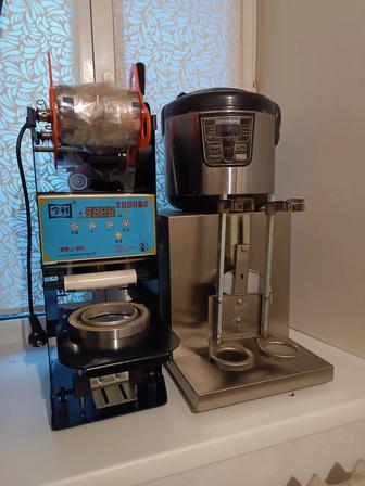 Bubble tea аппарат,Запайщик стаканов и шейкер мультиварка и рецепты баблти