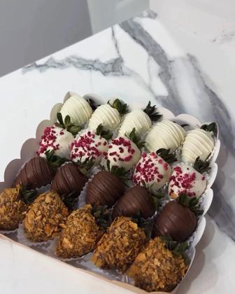 клубника в шоколаде