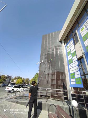 Мойка фасадов и окон