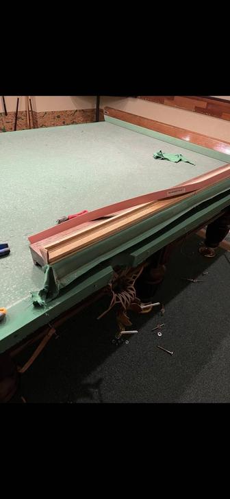 Сборка демонтаж бильярдных столов бильярд перетяжка бильярда