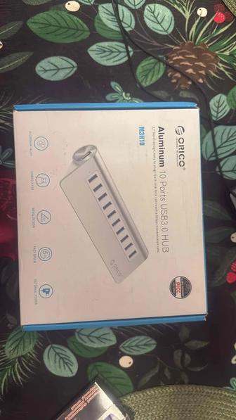 USB-хаб ORICO M3H10 алюминиевый концентратор на 10 портов USB 3.0
