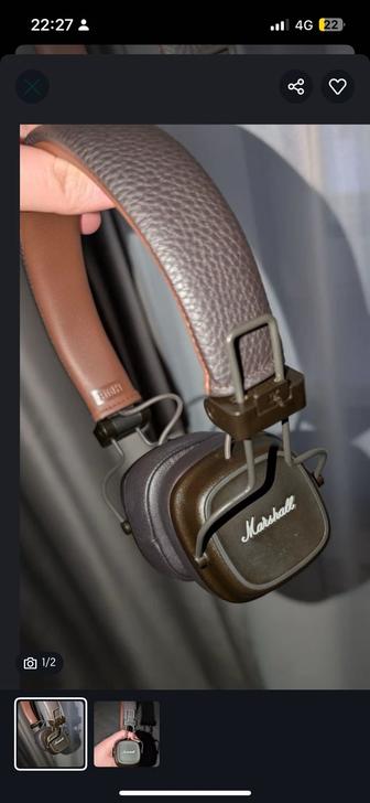 Срочно продам наушники Marshall 4