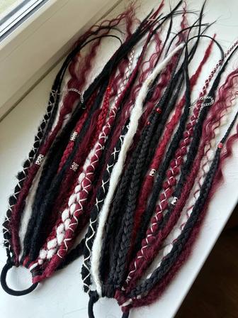 Косы на резинках