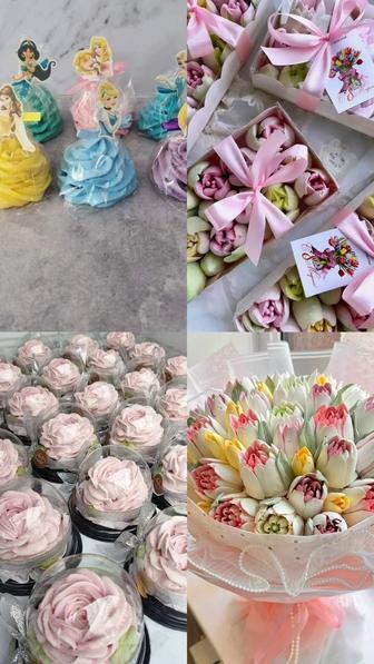 Зефирные цветы