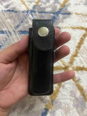 Чехол для запасного магазина к Пм/Пмм. Натуральная кожа. Цвет-Черный