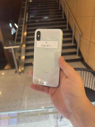 Iphone X 64gb 80%