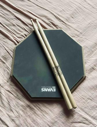 Ударный пэд EVANS RF12G и палочки Gewa Basix Maple 5B
