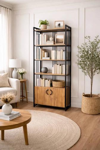 Стеллаж лофт, книжный стеллаж, шкаф лофт