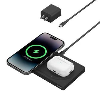 Беспроводная зарядная панель, зарядка для IPhone и AirPods от Belkin 2 в 1