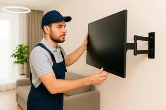 Установка телевизора ТВ Продажа Кронштейн Кронштейн