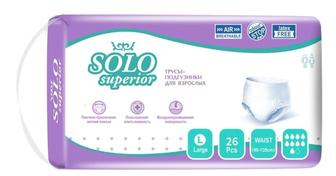 Solo superior для взрослых подгузники трусы L 26 шт