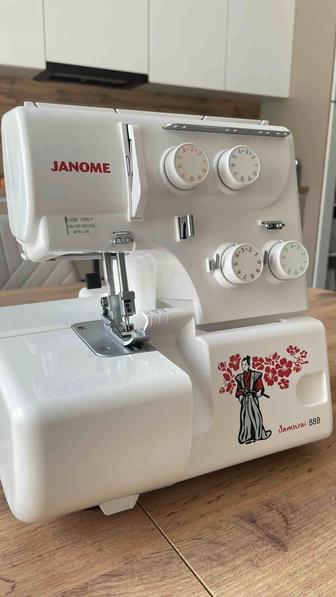 Продам оверлок janome samurai 888