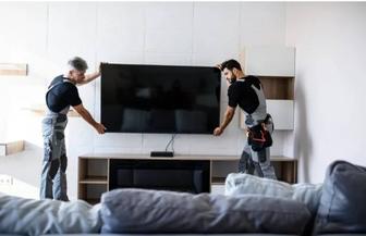 Установка телевизора на стену