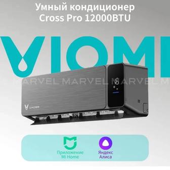 Инверторный кондиционер сплит-система Viomi, Wi-fi, Уф лампа, черный