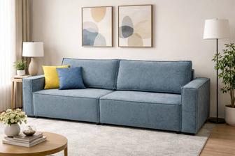 Диван-кровать LOFT. 235 см. Независимые пружины 150 х 200 см спальное.