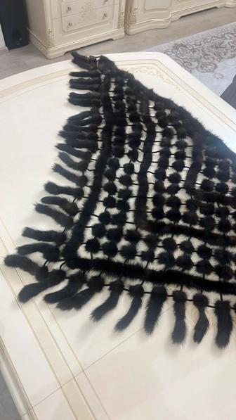 Шаль из норки