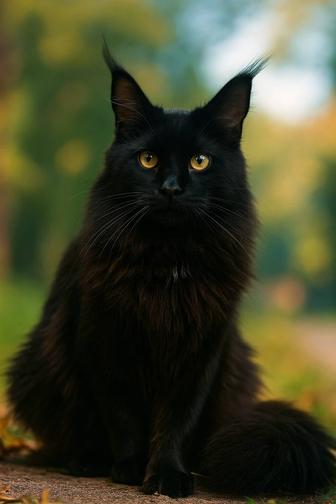 Кот Мейн-кун вязка