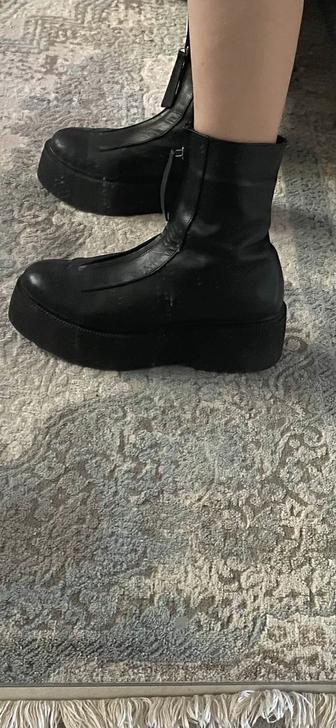 Сапоги зимние натуральная кожа