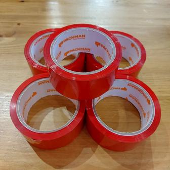 Цветной Скотч PackMan. Канцелярский. Упаковочная клейкая лента.