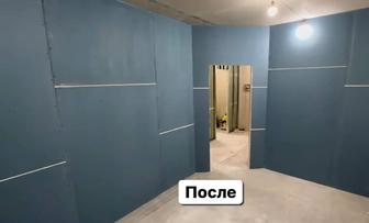 Монтаж перегородки из гипсокартона