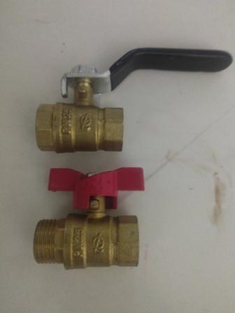 Кран латунный.